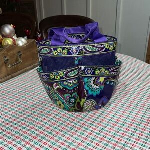 Vera Bradley Heather Pattern Shower Caddy